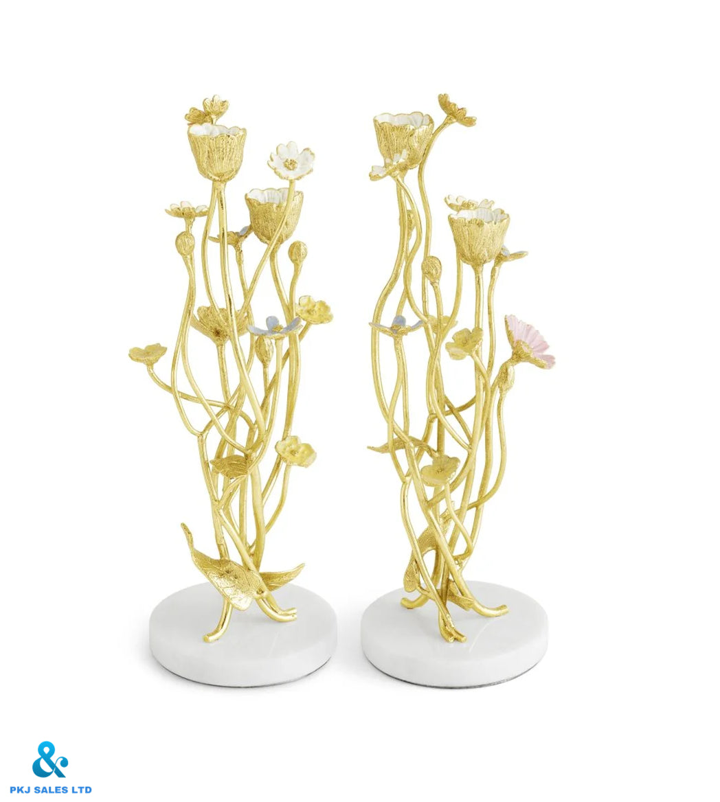Candlestick ornaments (two-piece set)