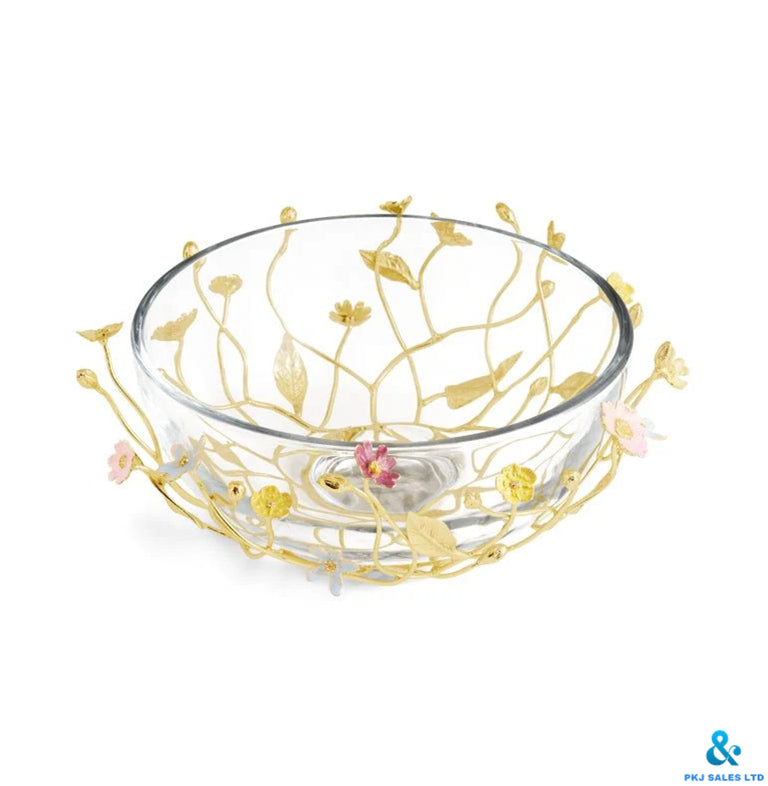 Wildflower Glass Bowl