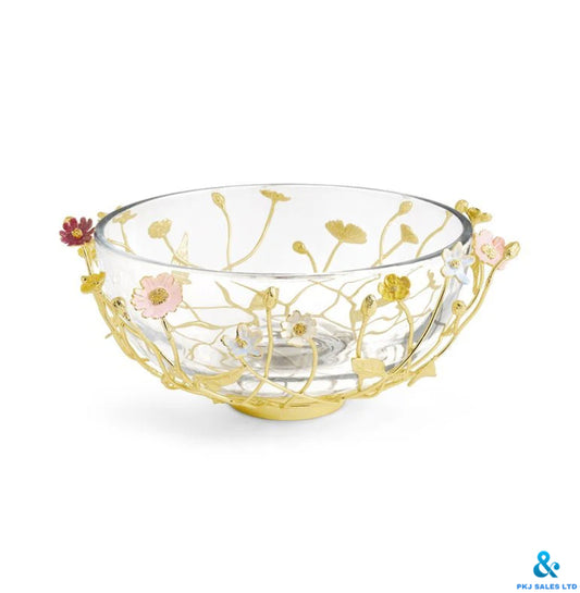 Wildflower Glass Bowl
